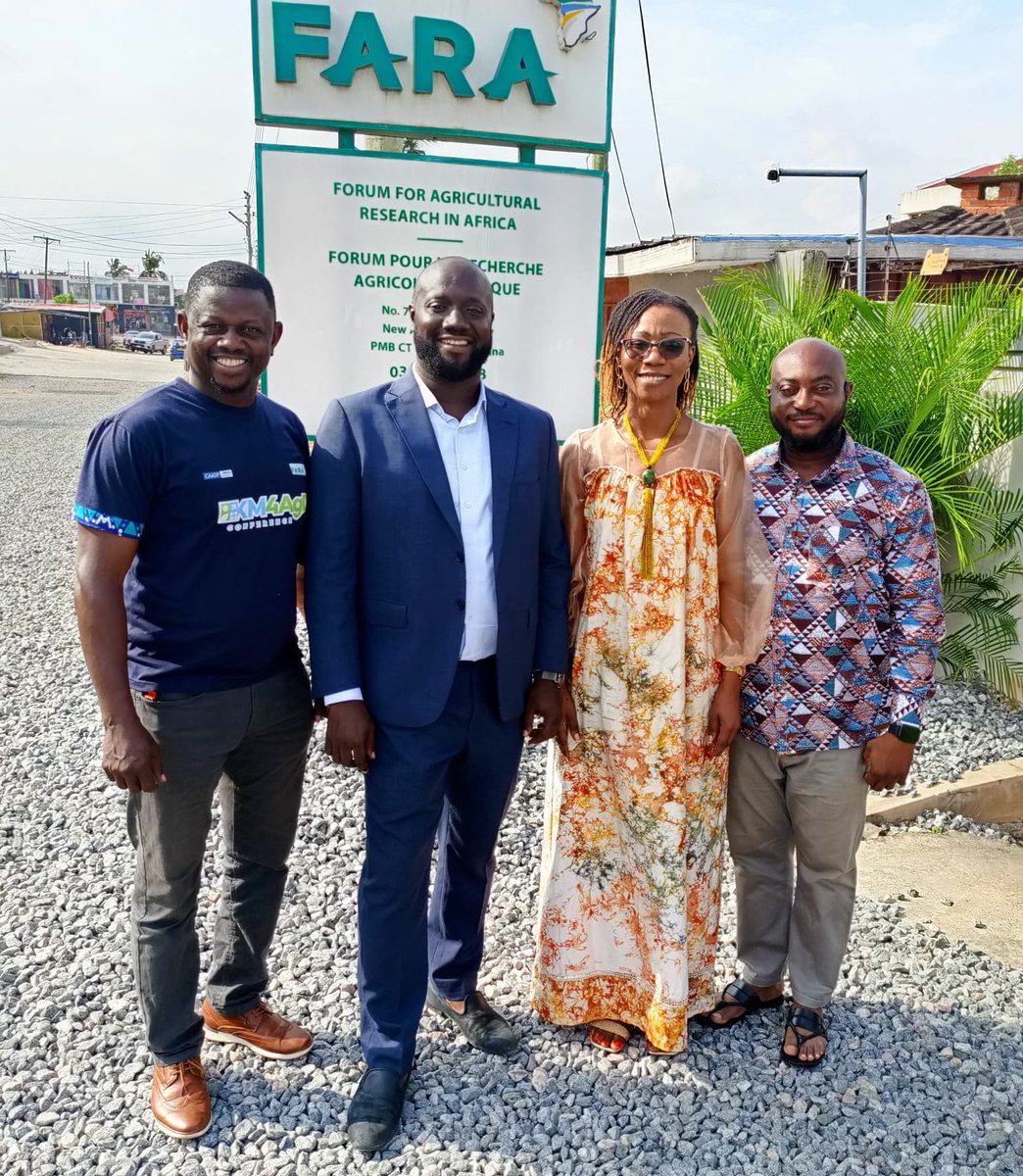 FARA's Knowledge Management Team hosted @CORAFNews Representatives for a week long Knowledge Exchange and Benchmarking mission to learn about FARA’s knowledge management system as part of the #CAADPxP4 Programme implementation

Read article⬇️
bit.ly/45ehg9f
#KM4AgD #AR4D