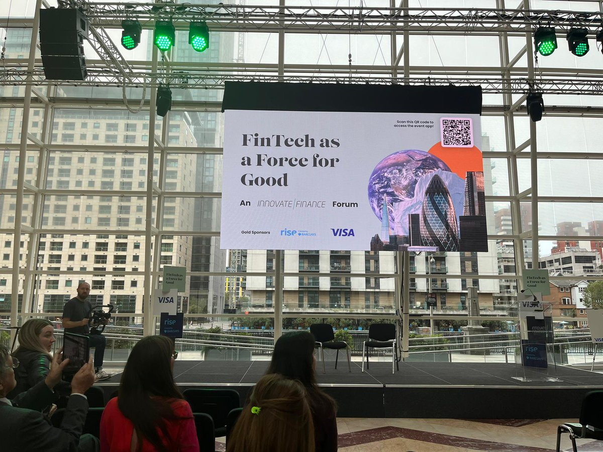 incuto_uk's tweet image. Checked in and ready for the @InnFin Fintech as a Force for Good event today in London📍 

#ESG #FinTechAsAForceForGood #FinTechEvent