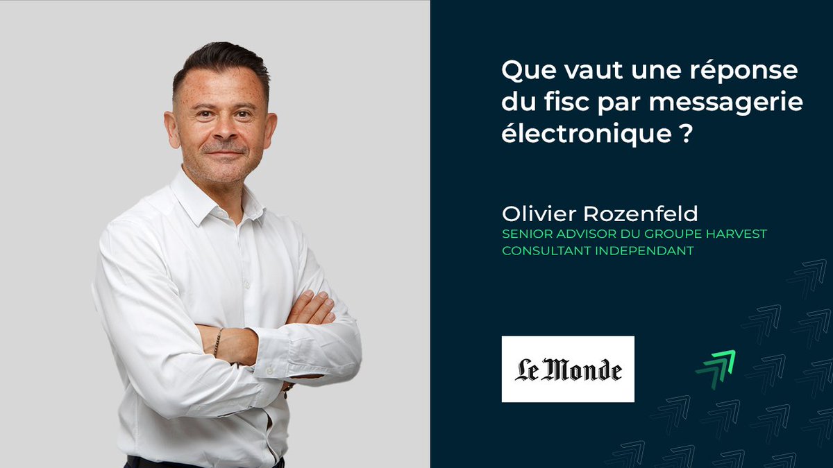 HarvestGroupe's tweet image. [#questionaunexpert] Que vaut une réponse du fisc par messagerie électronique ?

📝Réponse dans un article publié par @lemondefr : harvest.fr/que-vaut-une-r…

👉 Découvrez #Fidnet : harvest.fr/produit/fidnet/

#weathmanagement #patrimoine #lemonde @fidroit @Quantalys  @Manymore