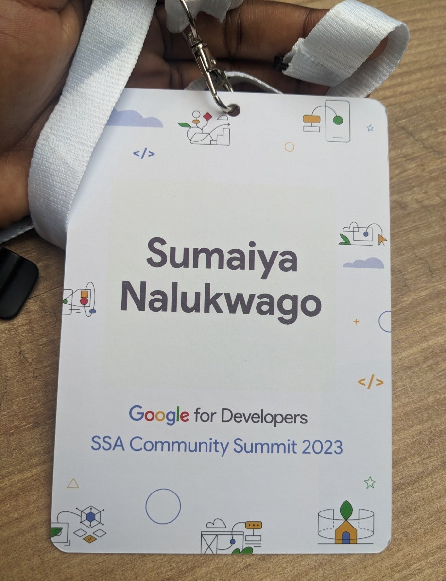 NKSumaiya's tweet image. Happy to share that I&apos;m attending the #SSACommunitySummit2023.

#googledev