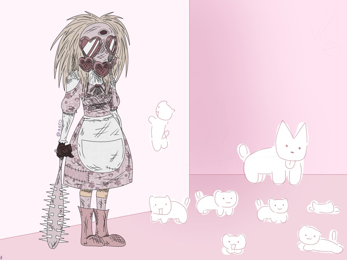 dxsapprove's tweet photo. I love drawing and posting controversial drawings. Oh wait this isnt deviantart
#art #artwork #pink #pinkgasmask #gasmask #blondehair #threeeyes #dress #pinkdress #bat #spikedbat #pinkbat #pinkspikedbat #creatures #pinkwalls #pinkboots #boots #sillies #cats #dog #heartshaped https://t.co/zNzKXIm2kL