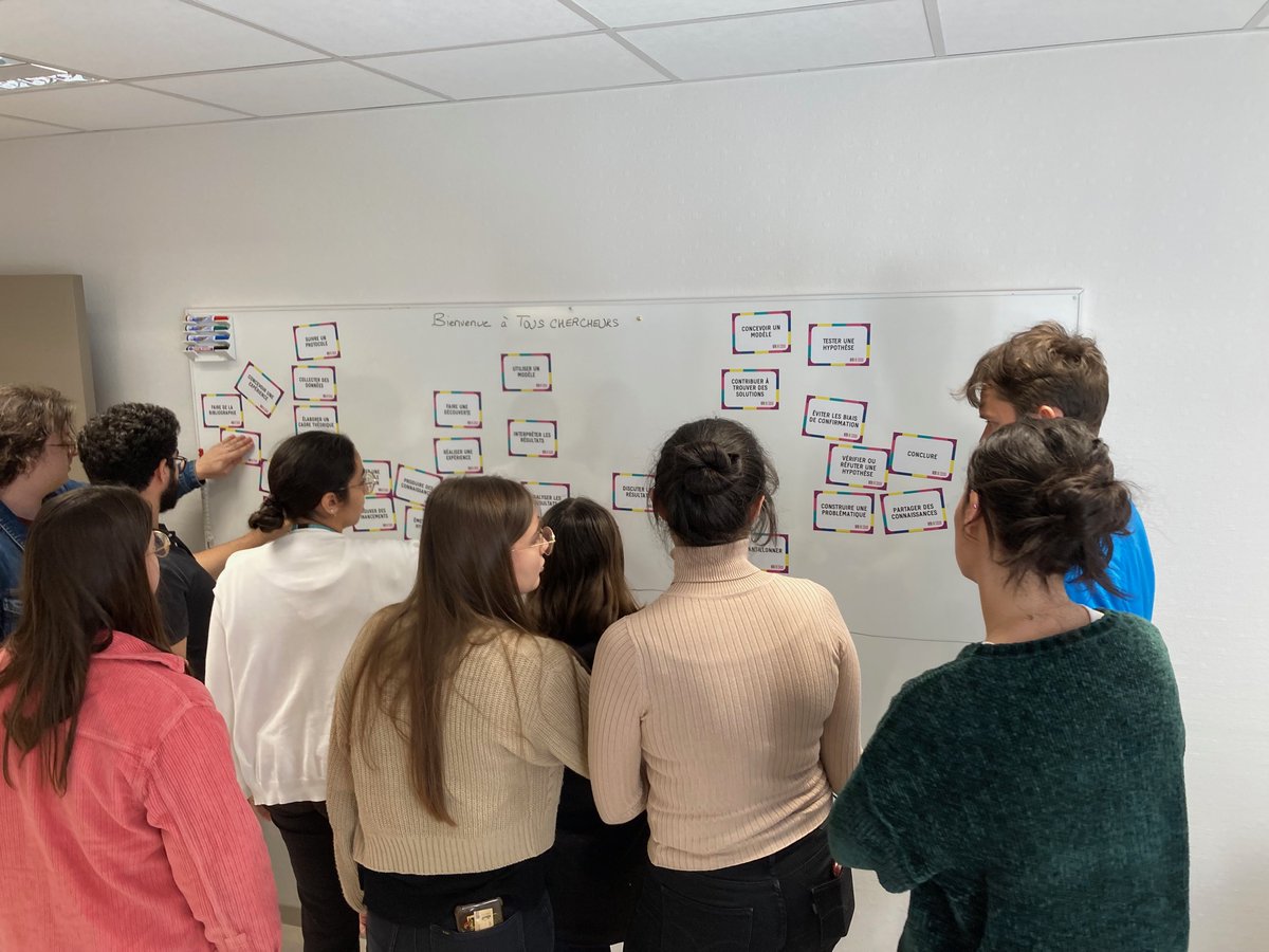 Pascale Frey-Klett (@pascaleklett) on Twitter photo Ravie d'avoir pu accueillir à <a href="/TousChercheurs/">Tous Chercheurs</a> un groupe de doctorants et post-doctorants du <a href="/LabexARBRE/">labexARBRE moving to ARTEMIS program</a> pour jouer ensemble à notre jeu EXPLI'CIT autour des démarches de recherche Ravie d'avoir pu accueillir à <a href="/TousChercheurs/">Tous Chercheurs</a> un groupe de doctorants et post-doctorants du <a href="/LabexARBRE/">labexARBRE moving to ARTEMIS program</a> pour jouer ensemble à notre jeu EXPLI'CIT autour des démarches de recherche