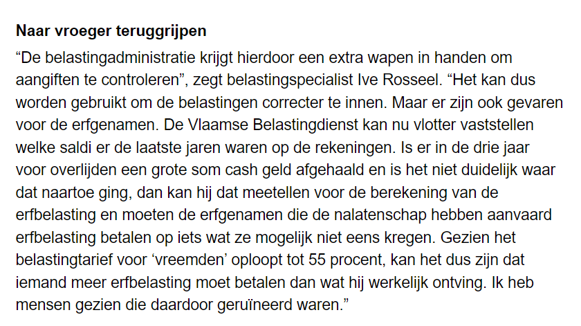 thomas_spaas's tweet photo. Vertrouw nooit, maar dan ook NOOIT, een politicus die een camera installeert of rekeningstanden controleert en zegt dat het alleen maar dient om de zwaarste gevallen op te sporen.
OpenVLD voerde de facto het vermogenskadaster in, en verdient het alleen al daarom om te verdwijnen. https://t.co/CL8SE4KJxh