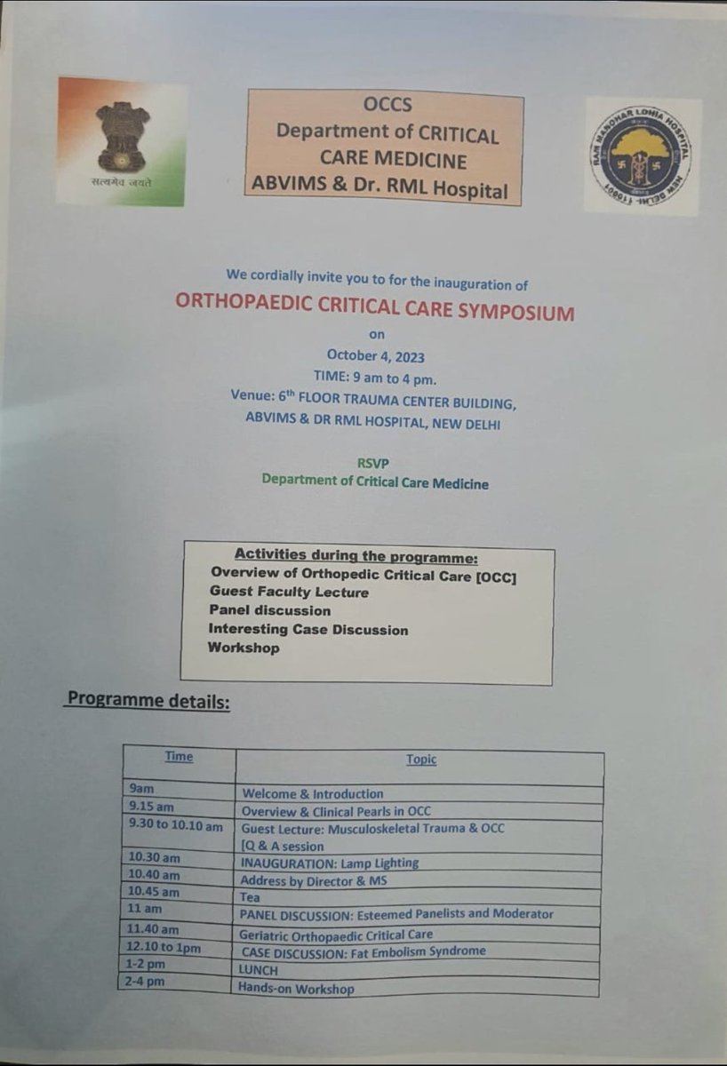 @RML Hospital, New Delhi tweet media