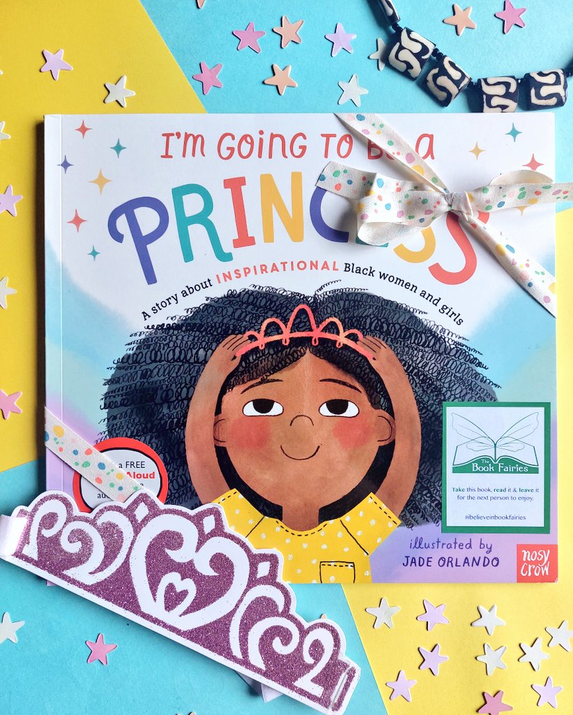 @the_bookfairies are sharing copies of I’m Going to be a Princess! This beautiful book is written by Stephanie Taylor and lovingly illustrated by Jade Orlando.
Who will be lucky enough to spot one today?💖👸🏿
#ibelieveinbookfairies #TBFPrincess #TBFNosyCrow  #BLMBookFairies