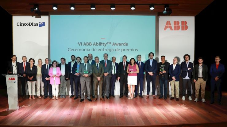 industriambient's tweet photo. #Sener, Visionary Hospitality, los Ayuntamientos de
@MADRID y @AyuntamientoLPA y @FundVodafone han sido las entidades ganadoras de la última edición de los premios #ABBAbility de @ABB_Spain: #Digitalización y #Sostenibilidad, entregados en colaboración con @CincoDiascom 

https://t.co/HiGD9bHqPR