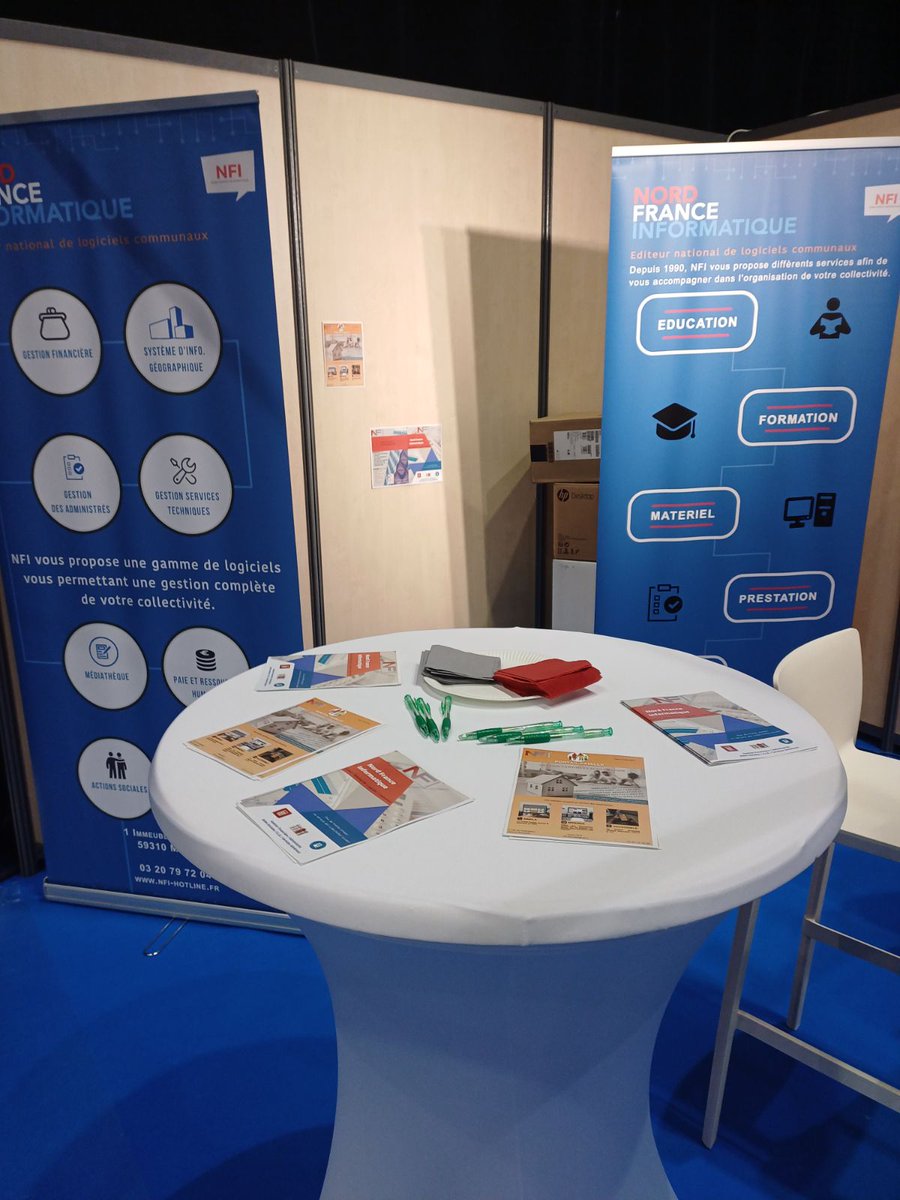 NFInformatique's tweet image. Aujourd'hui, nous sommes présent au salon des maires du 62 à Longuenesse.

N'hésitez pas à nous rejoindre sur notre stand afin de discuter avec nous et pourquoi pas avoir une ou deux petites surprises !

#salondesmaires #collectivitéslocales #mairie #salondesmaires62