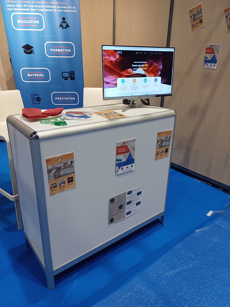 NFInformatique's tweet image. Aujourd'hui, nous sommes présent au salon des maires du 62 à Longuenesse.

N'hésitez pas à nous rejoindre sur notre stand afin de discuter avec nous et pourquoi pas avoir une ou deux petites surprises !

#salondesmaires #collectivitéslocales #mairie #salondesmaires62