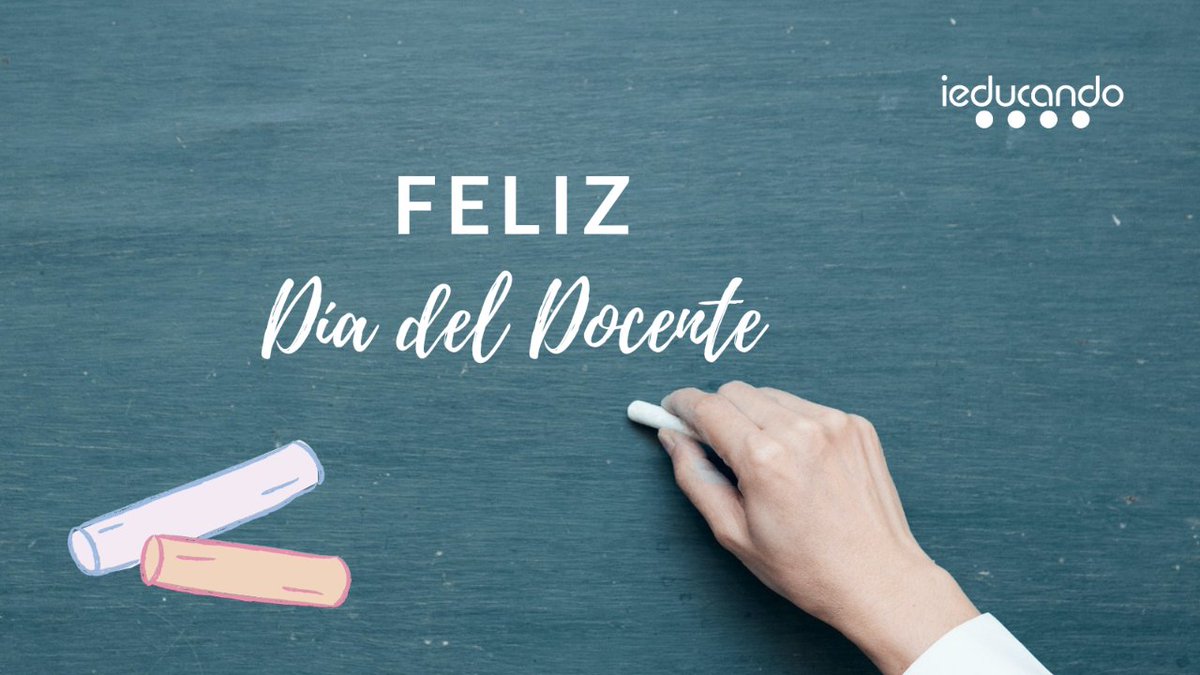 Hoy es ese día donde toca felicitar y alabar el papel fundamental que desempeñan ciertas personas en el proceso de guiar a nuestros niños y jóvenes a lo largo de su vida... ¡Hoy es tu día, Docente! 👏

Celebramos el #DiaMundialDocente 🥳
