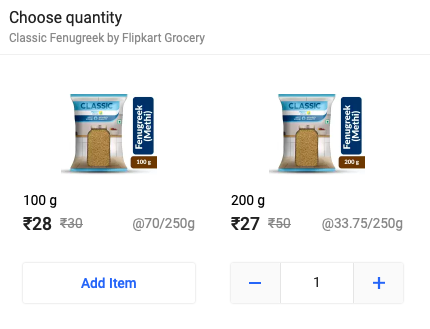 weplaycoins's tweet photo. 200g is cheaper than 100g :)
Great Pricing by @Flipkart #Grocery 

#eCommerce #bigbilliondays2023 https://t.co/VwEH6MOS51