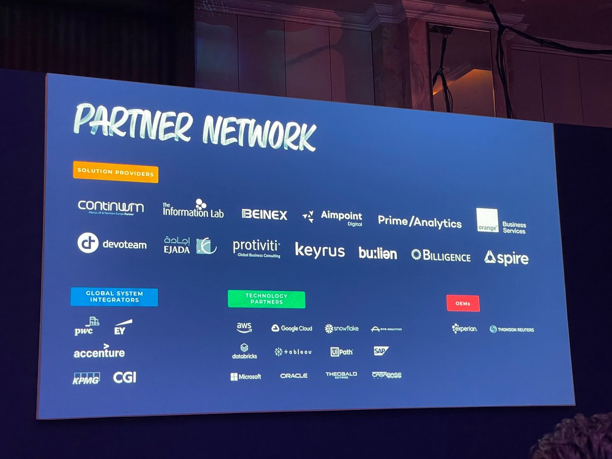 Always good to see our friends at <a href="/infolabUK/">The Information Lab</a> represented at #alteryxinspire23 <a href="/alteryx/">Alteryx</a> <a href="/_tombrown_/">Tom Brown</a>