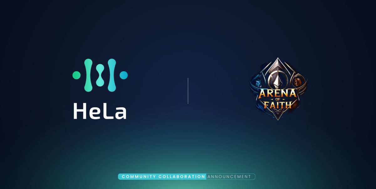 HeLa_Labs's tweet photo. 🎉Our new collaboration with @moba_aof
, a tournament-centric game offering a 3D gaming experience with W2E and AI!

Total 1000 $AOF token for 10 random winners! 

To participate👇
1️⃣Follow @HeLa_Labs &amp; @moba_aof
2️⃣ Like❤️&amp; RT &amp; Tag 3 Friends
#Giveaway #AOF #Bounty #Airdrops https://t.co/V2qzmKvL9C