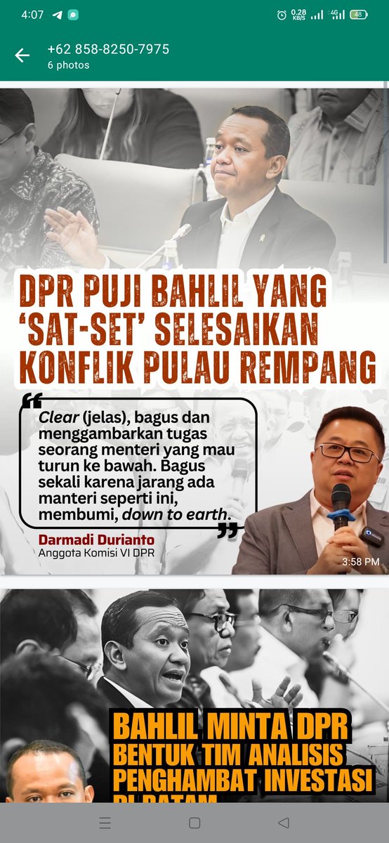 Kinerja Menteri Bahlil dalam menyelesaikan konflik di Pulau Rempang patut diacungi jempol. Semoga menjadi contoh bagi pemimpin lain. 👏🇮🇩 #BahlilGercep