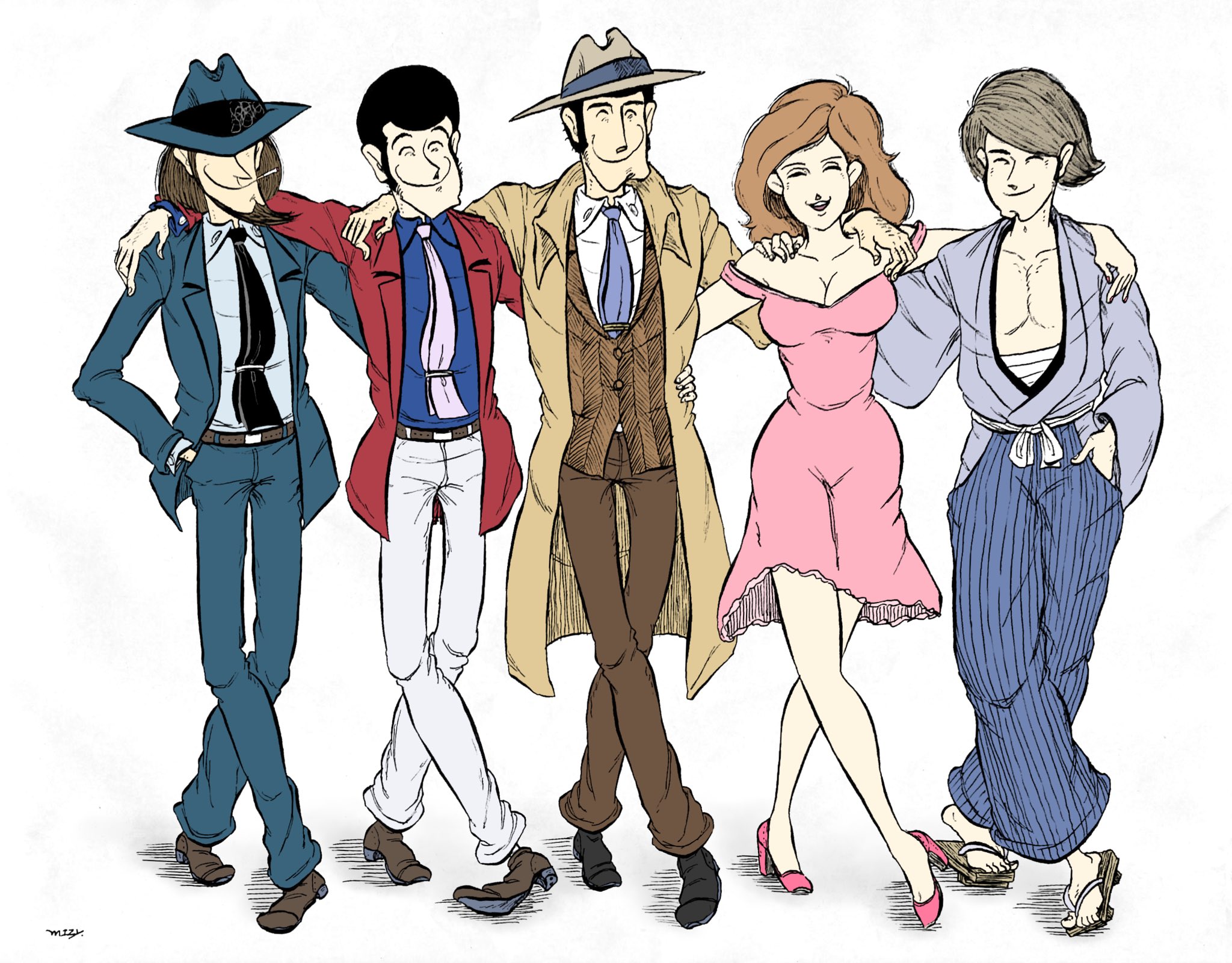ルパン三世 ルパン、次元大介、銭形警部、峰不二子 - フィギュア ルパン三世 ルパン、次元大介、銭形警部、峰不二子 - フィギュア