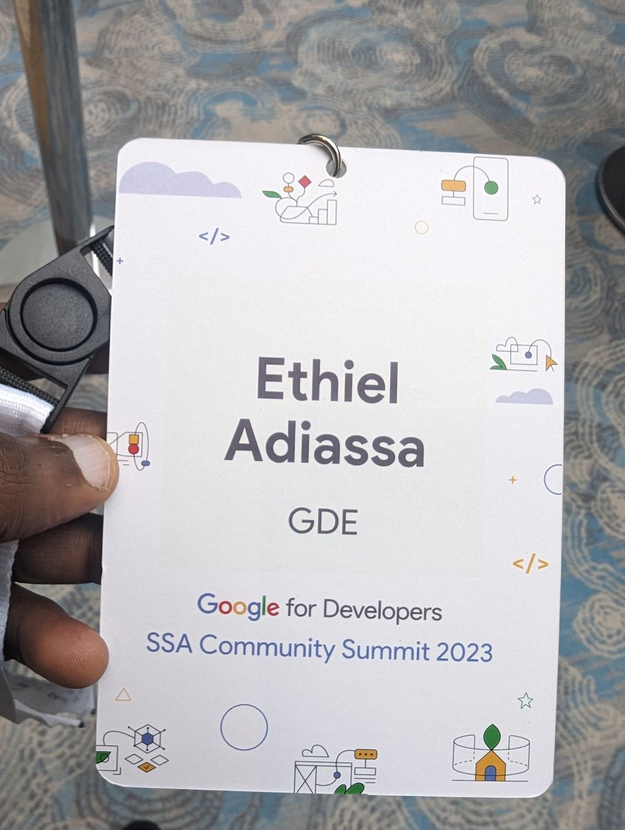 enthusiastDev's tweet image. #SSACommunitySummit23
Currently attending SSA Community Summit in Kigali