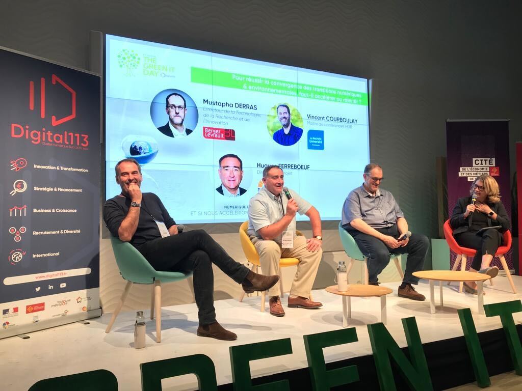 Digital113_'s tweet photo. [#GreenITD 🍀] Pour réussir la convergence des transitions numériques et environnementales, faut-il accélérer ou ralentir ? 🌿
Ils débattent sur les problématiques du Numérique avec notamment l'urgence de la transition, les usages et les priorisations à venir et bien plus ! https://t.co/SesgwHEagl