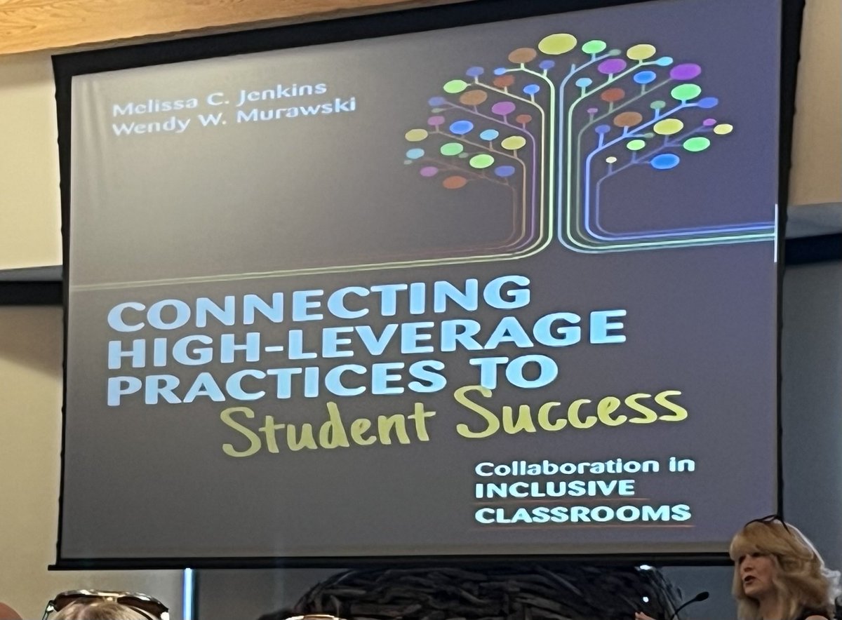 Dr Jenkins and Murawski co-opened the Maine What Works conference with a Co-taught keynote! Loved the #modeling of #bestpra time #exu #editwitter #specialed #inclusion #highleveragepractices ⁦@ConcordiaIrvine⁩ ⁦