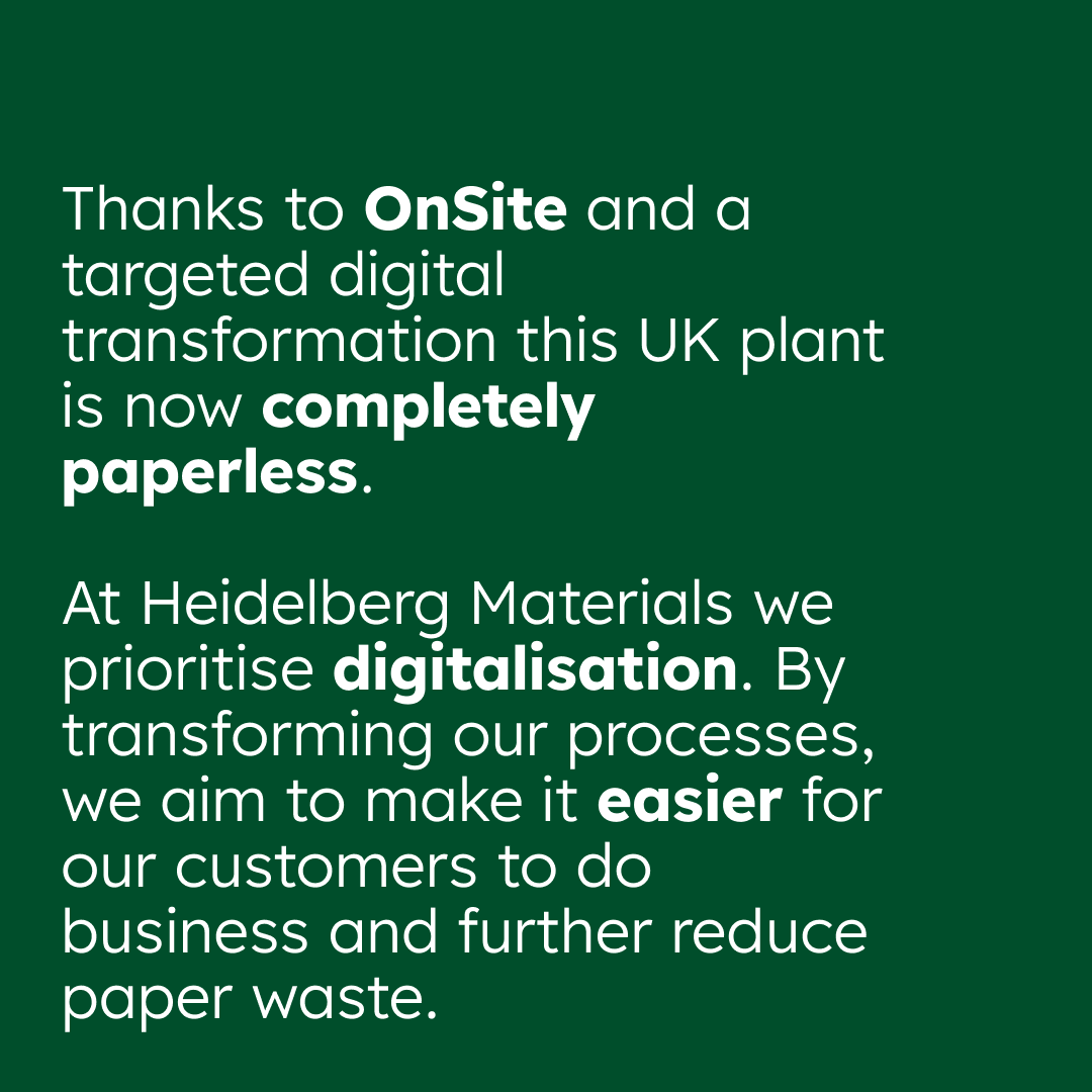 The digitalisation of the industry has many faces – ranging from online ordering to working with sensors all the way to digital delivery tickets. What they all have in common is a faster, more efficient and, above all, more sustainable handling of processes for our customers.