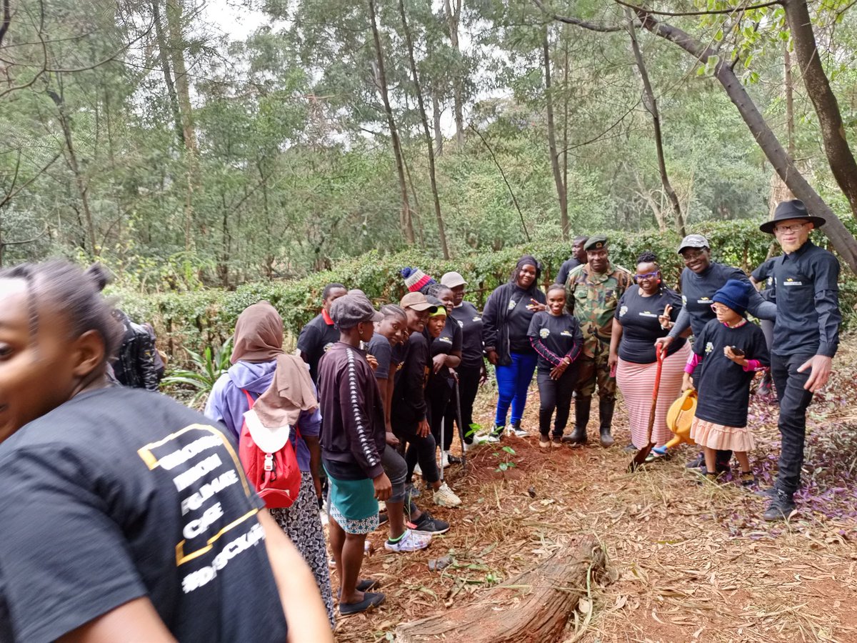 Championing #inclusion for #climatechange. Planting trees at the Aboretum by <a href="/inclusionchamp2/">Inclusion Champions Society -I.C.S</a> @kenyaforestservice 
#championinginclusionforclimatechange