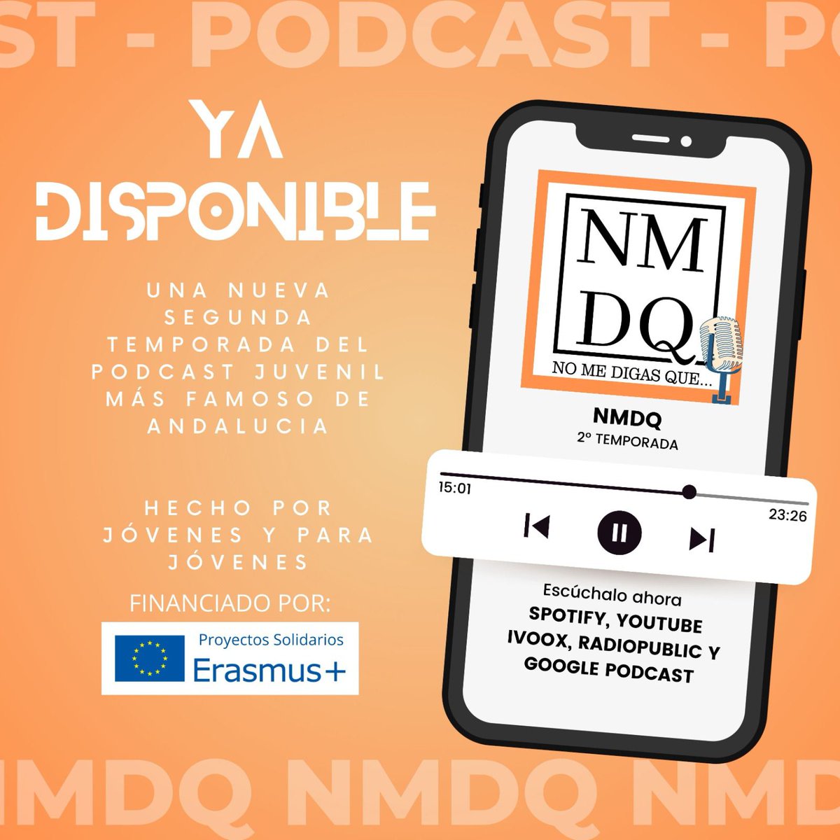 Invitado al nuevo podcast AGUSTÍN AJENJO profesor de religión del IES El Majuelo Spotify: spotify.link/JYjeqZmZCDb
YouTube: youtu.be/VYhxgmXd73M
Ivoox: go.ivoox.com/rf/117185363