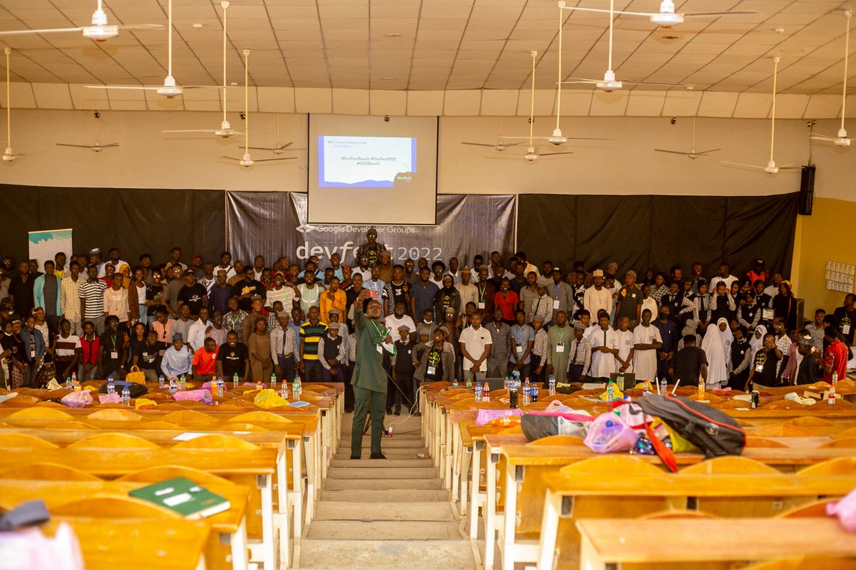 hyel_adzira's tweet image. #DevFest2022 was amazing, this year's promises to be better.
In Bauchi?
Join us on Saturday, Dec 2, by 9:00 AM (WAT) at the ASUP Hall - Federal Polytechnic Bauchi for the biggest Tech event of the year!
Follow gdg.community.dev/events/details… to RSVP .
See you there.