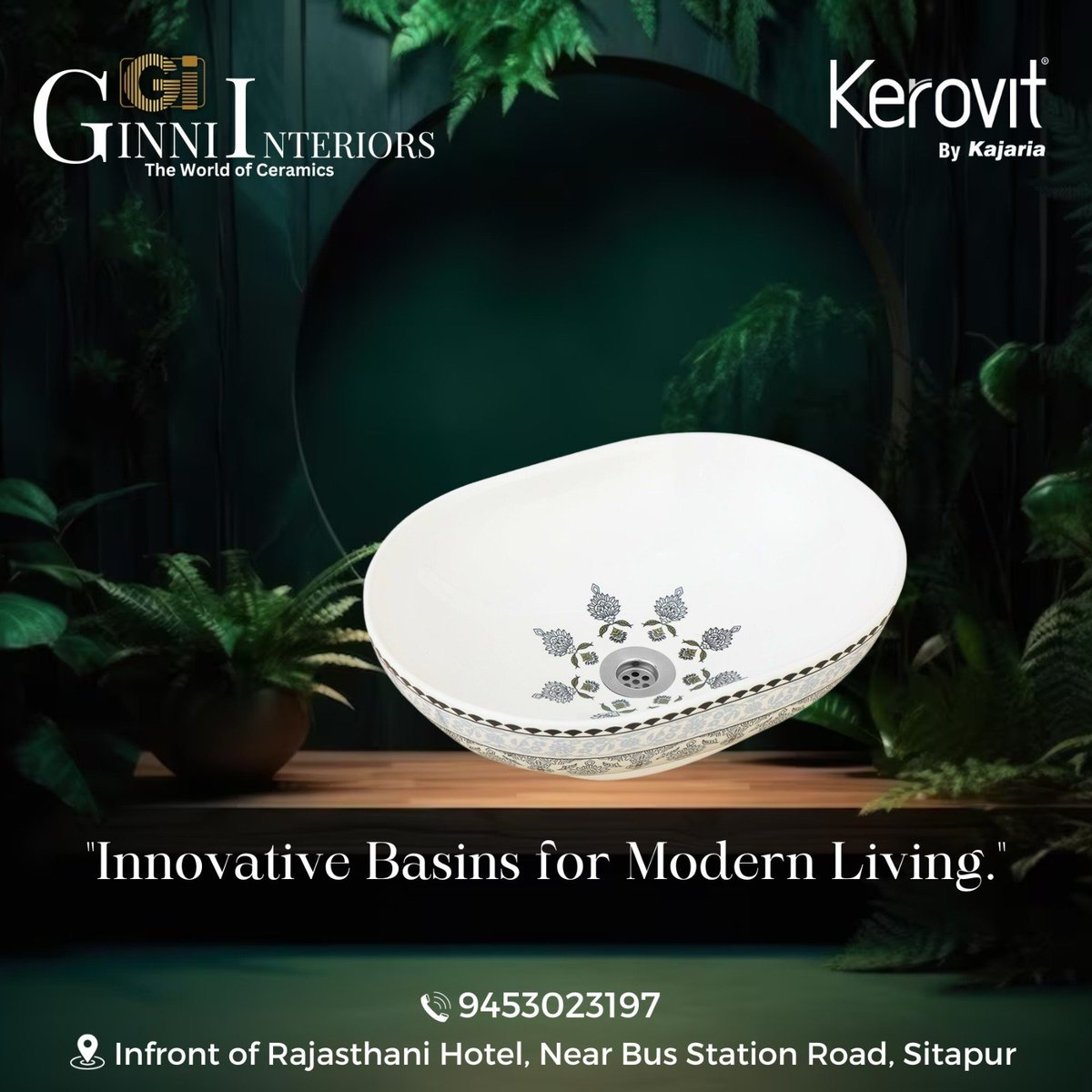 GinniInteriors's tweet image. "Basins That Reflect Your Style🤗
BUY NOW
Ginni Interiors-Bindal Brother
Call Now☎️
Contact Us :- 9453023197
#GinniInteriors #Kajariatiles #kitchenapplication #Hardwarefitting #SanitaryBathware #Sitapur #bestdecor #homedecoration #longlasting #LakhimpurKheri #laharpur #chimney