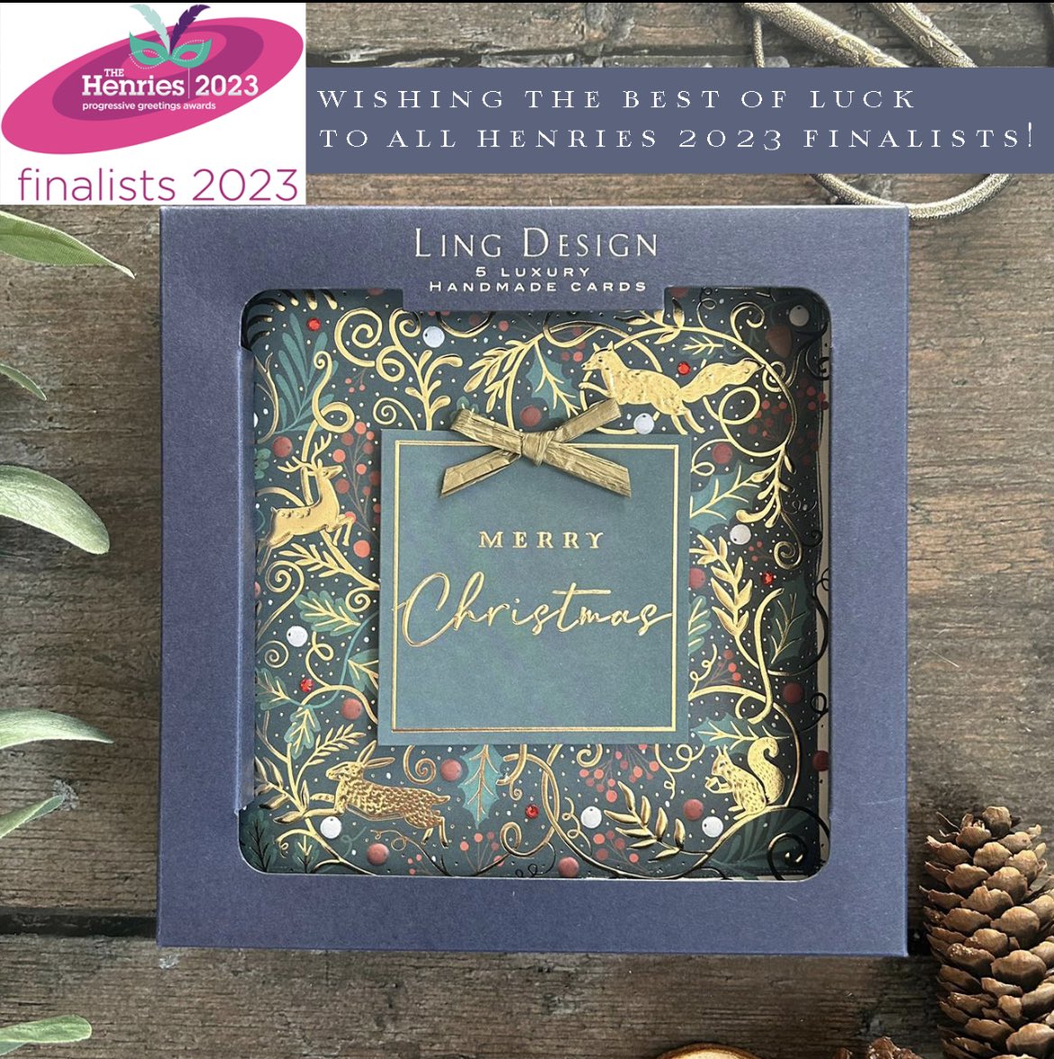 The Henries Awards 2023 is here! We're thrilled to be a finalist in the Best Christmas Box or Pack category with our Luxury Boxed collection; thank you to all who voted for us.

Wishing all finalists in the Henries Awards 2023 the very best of luck 🏆
.
<a href="/Prog_Greetings/">PGBuzz.net / Progressive Greetings</a> #henries