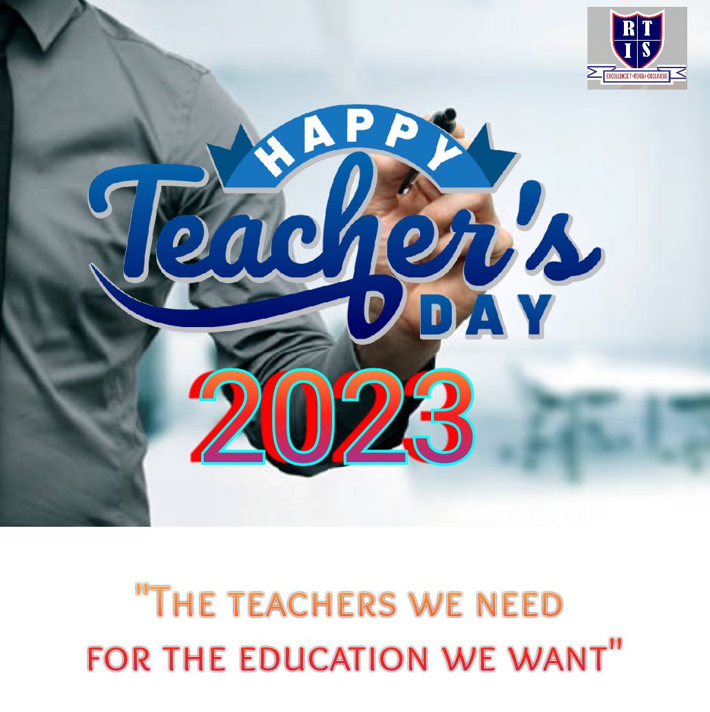 rtisabuja's tweet photo. On this Special Day we wish all teachers a reason to smile. 

#teachersday #teachers #rtis #AbujaTwitterCommunity #fctabuja #abujaschools #abujaprivavateschools #children https://t.co/5ctXfwjEYm