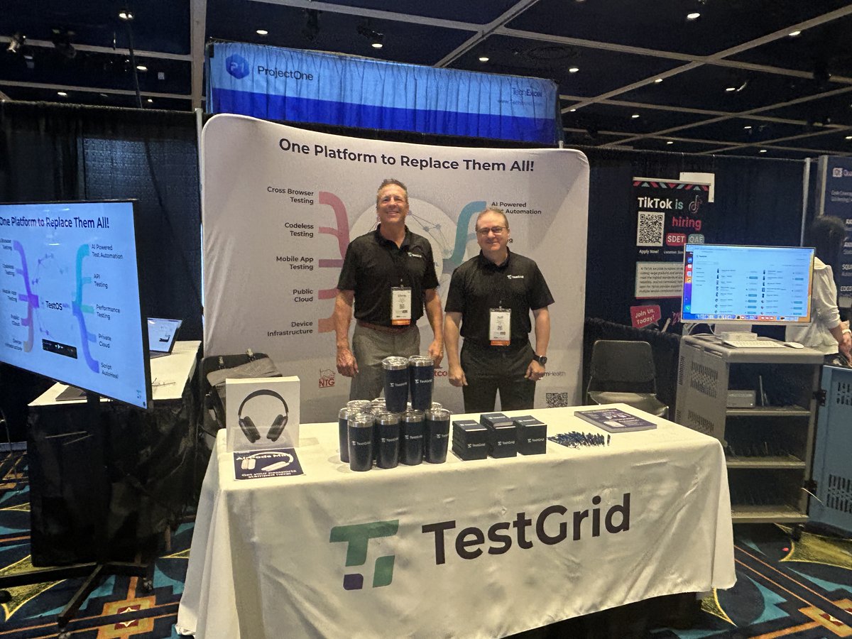 TestGrid tweet media