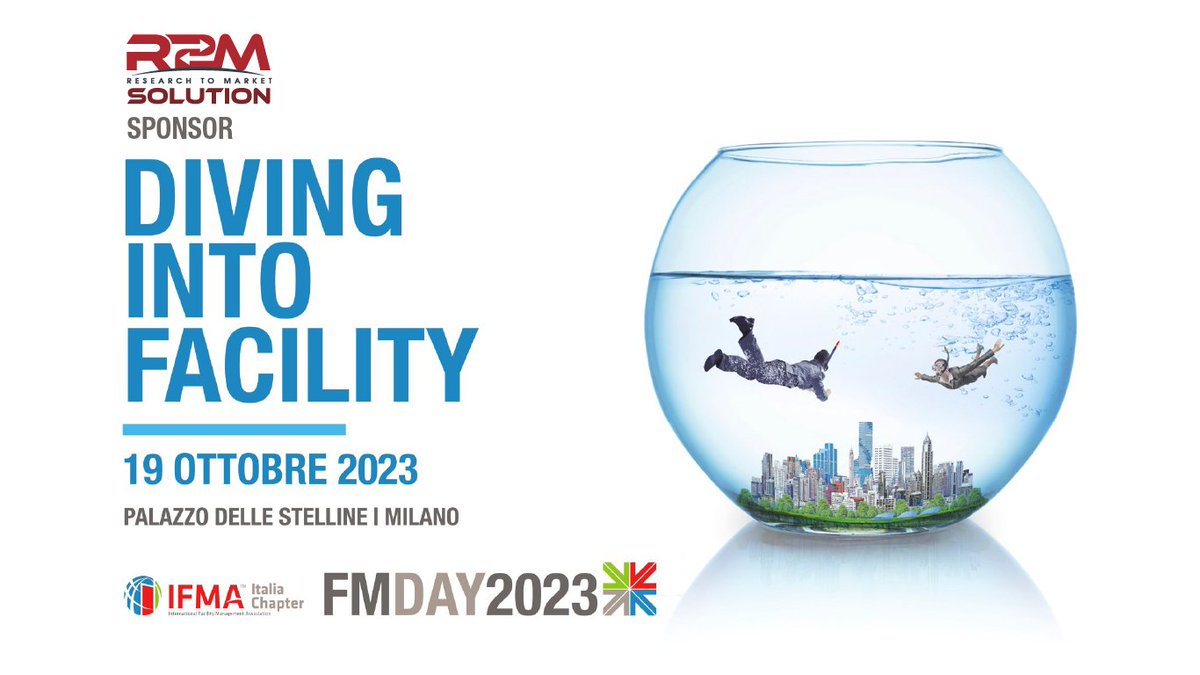 📣#R2M sponsor della 24a ed. del #FMDay2023 di  <a href="/IFMAItalia/">IFMA Italia</a> 🇮🇹  L'evento chiave per il #facilymanagement 

Passa al nostro stand per scoprire l'#innovazione che ti aiuta nell'#efficientamento energetico e assicura il risparmio!
🗓19 Ottobre 2023 - Milano
➡️fmday2023.sharevent.it/it-IT