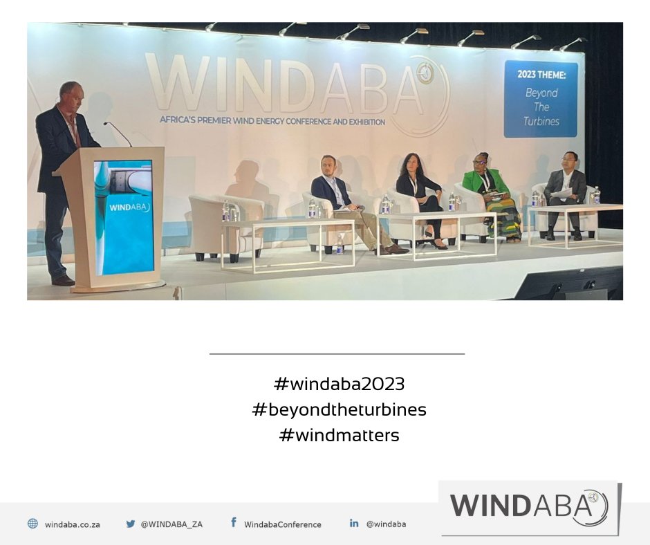 With the earliest SA #RE projects heading towards end-of-life, responsible management after usage will be one of the greatest challenges facing the wind industry in the near future. @_sawea; @Globeleq; @Goldwind_Global; @eWasteSA #windaba2023 #beyondtheturbines #windmatters