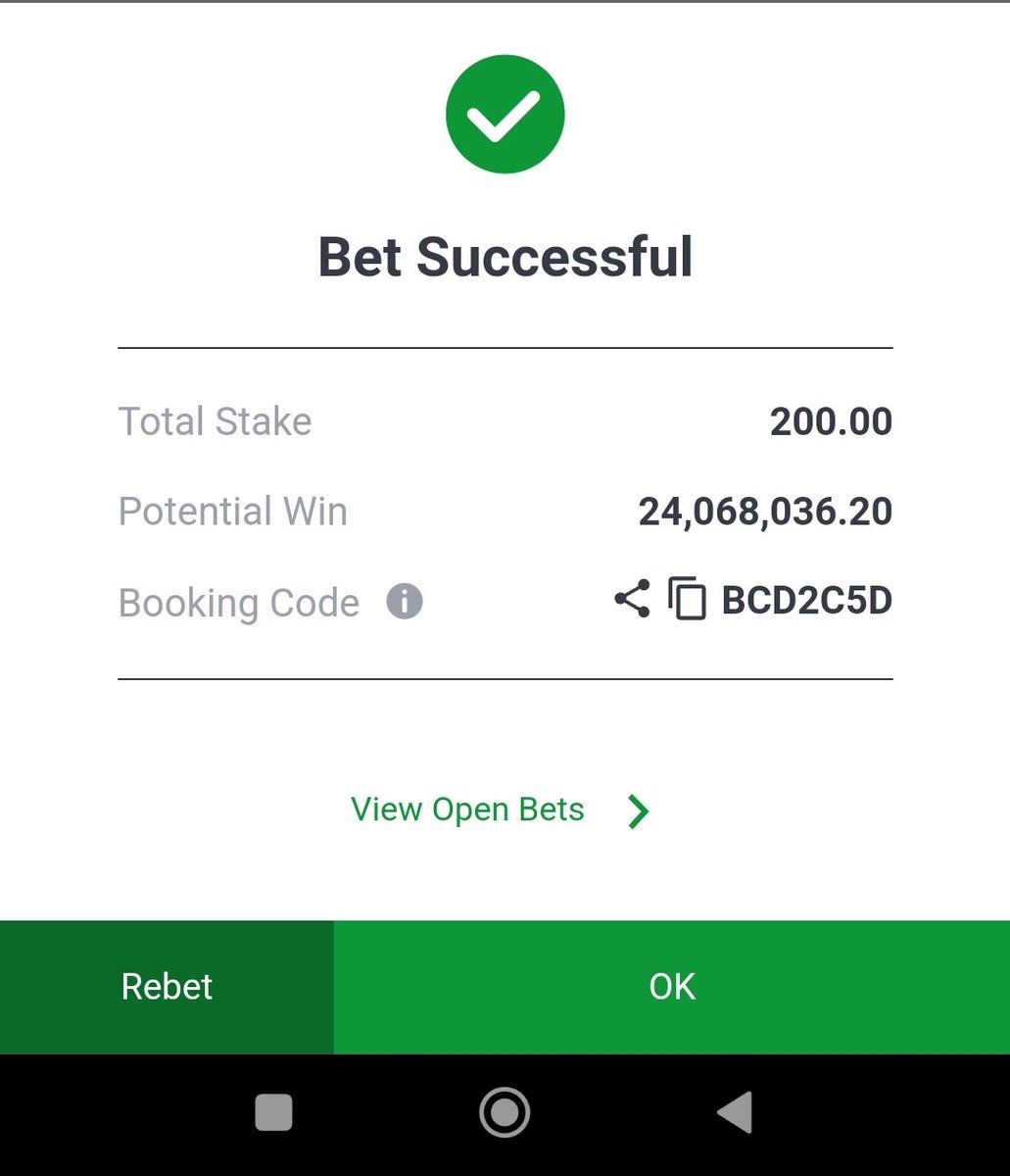 warkiddo7's tweet photo. BCD2C5D
We will boom 💥🤯 this ticket 🎫 today
Don't borrow loan to play
State Responsible
Retweet and follow me up #gamestudy #bettingpicks #BetterTogether #bettingpicks #bettingtips #SportyBet @BasketballProfe @Lady_AdaTips @BeckyOmole18458 @Adeolaxa @Adeyemo89325564 @Aridun https://t.co/ZmoPB6yu4N
