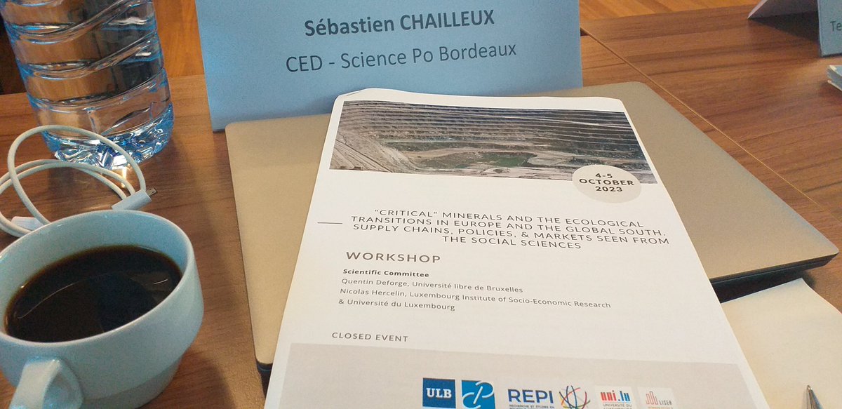 Great discussions @REPI_ULB about critical minerals' supply chains, policies & markets.