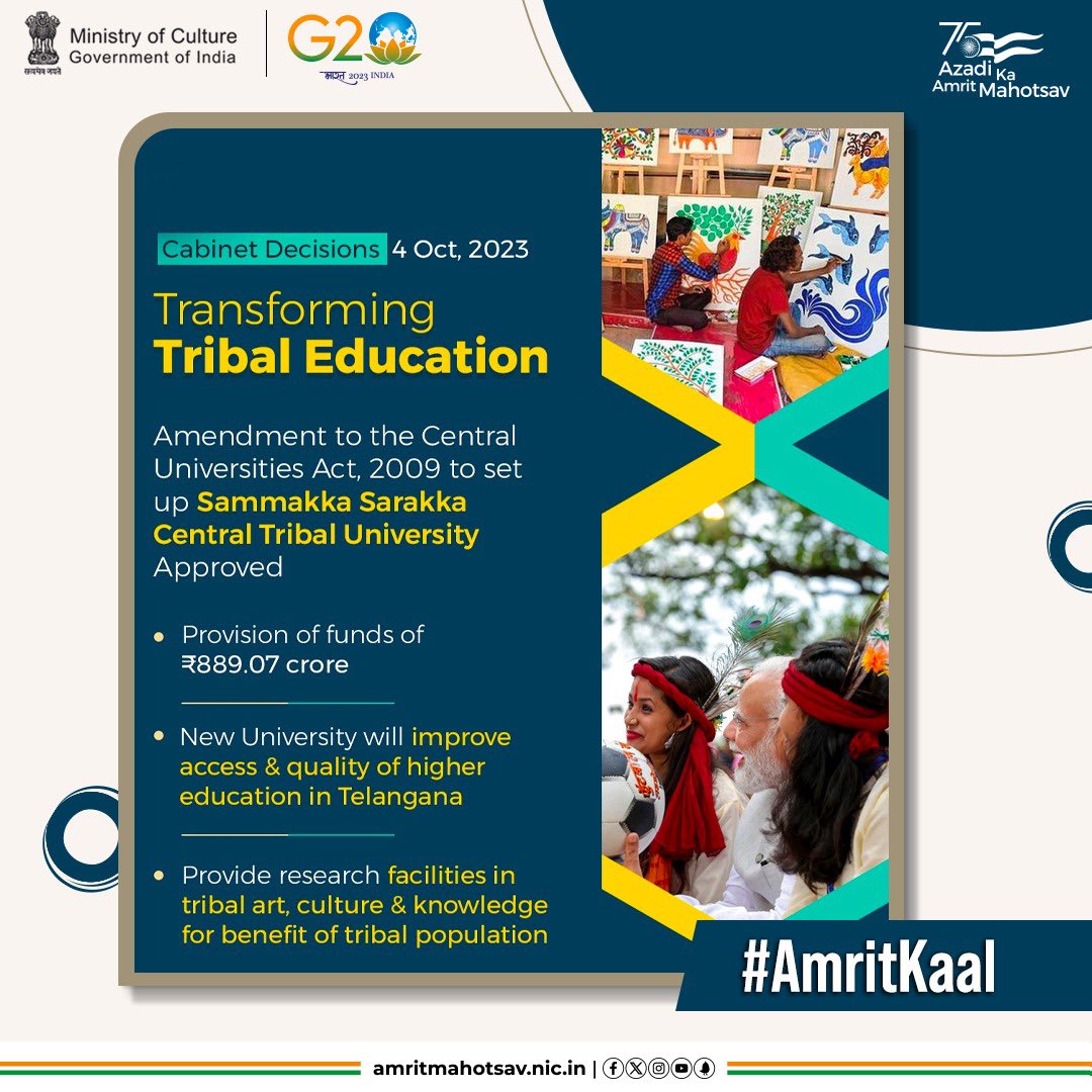 In #AmritKaal, Bharat is making big strides in tribal education! 

#AmritMahotsav #AmritKaalKaBharat #PrideOfTribe #MainBharatHoon