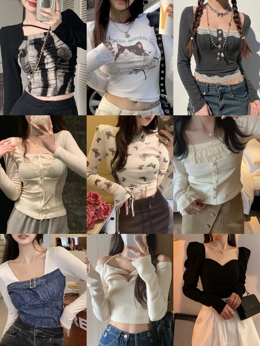 floxzkyie's tweet photo. Pretty Long Sleeve Ideas
• ootd • y2k • crop top
• korean style • jennie
~~~~~~~~~~~~~~~~°

— a thread https://t.co/nUlVHGKATw