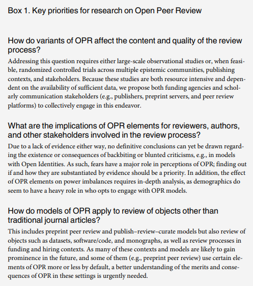 Open Peer Review is gaining prominence in attention and use, but more evidence is needed to responsibly open up #PeerReview. @tonyR_H @LexBouter & Serge Horbach propose a preliminary research agenda and issue a call-to-action. #OpenScience #PLOSBiology plos.io/46zUZEa