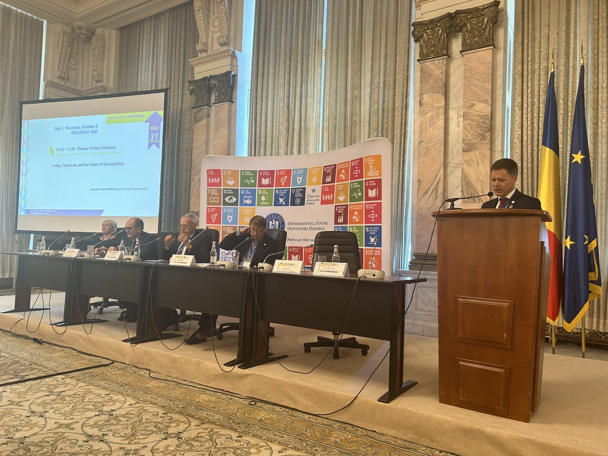 Closing session of the 31st EEAC Conference in Bucharest. We look towards 2024 and the many challenges on the horizon of the EU agenda. #EEEAC31Bucharest @arnauqueralt