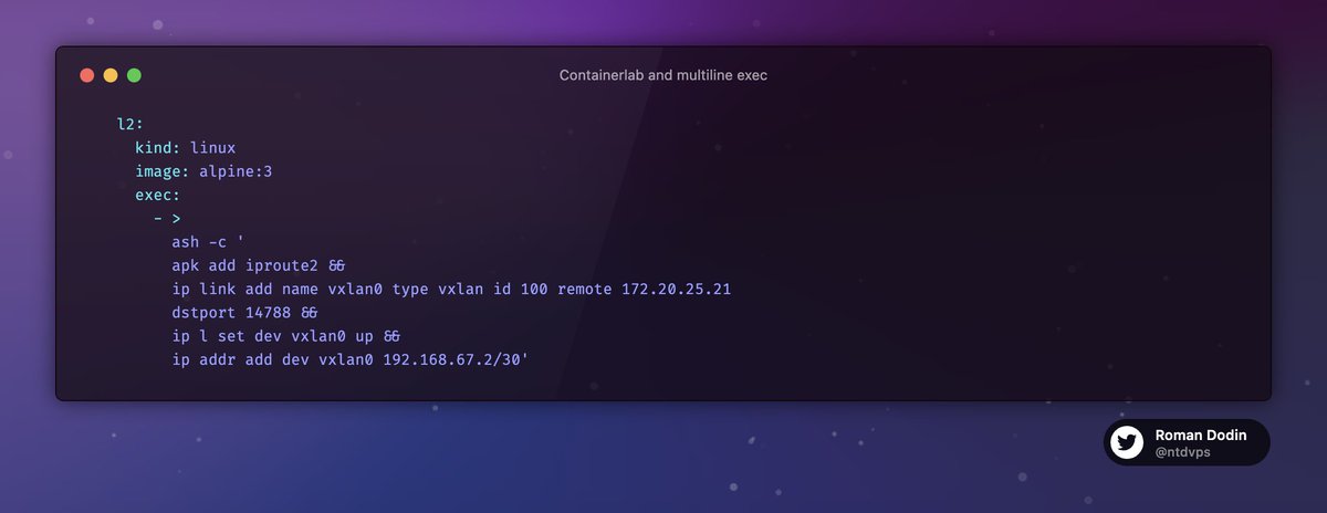 containerlab tweet media