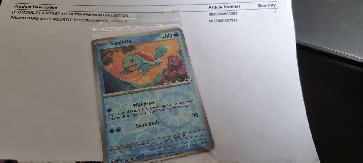 Tyzzie3's tweet photo. @thewossy just received the Mew UPC from The Pokemon Center UK. Think that confirms they are on a different distribution. Not sure that helps with any of your videos https://t.co/KnY0dUd7dx
