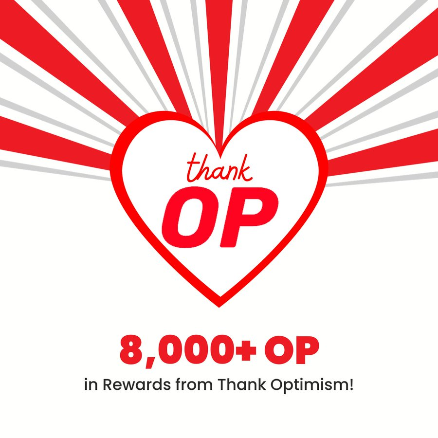 thankoptimism's tweet photo. The best of the best @Optimism-Ambassador retroPGF content has been voted on by the community!

Dive in to learn about the retroPGF projects highlighted by content creators through Thank Optimism, and the ranking of the winners! https://t.co/JUJ6QrdpjQ