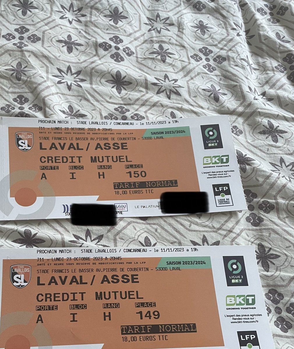 BiGMonkey___'s tweet photo. RT apprécié svp je vends deux places en crédit mutuel pour Laval saint Étienne au prix de 18€ la place soit le prix d’achat des billets. https://t.co/iiBgEpUYn1