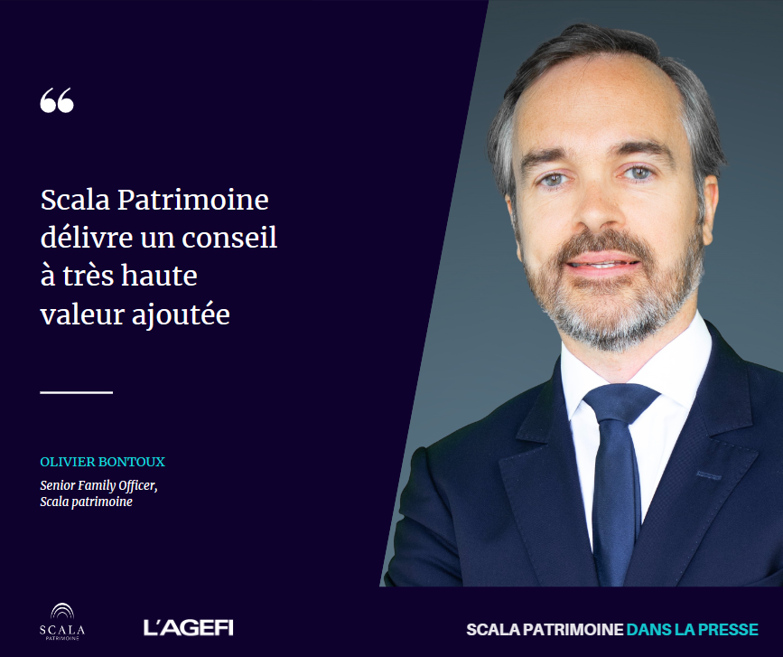 SCALAPATRIMOINE's tweet photo. 📰 Article dans @AgefiFrance 📰

« Scala Patrimoine renforce ses équipes »

📌 Le journaliste de l’Agefi Jean-Philippe Mas est revenu sur l’arrivée d’Olivier Bontoux, Senior Family Officer au sein du cabinet. https://t.co/oPsOXWRkOA