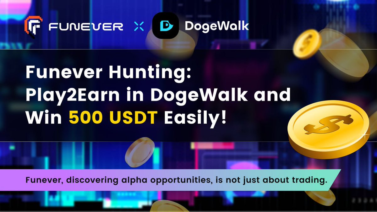 🎉#funevergo Amazing NFT Exchange bot with 0 fees and provide gaming strategy. let you more easy to earn in game. i sure  you will interest❤️ 💃Just complete the tasks on Galxe and win a share of 300 USDT: galxe.com/Funever/campai… #funevergo #gamefi #nft #dogewalk