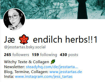 Damit wir einander finden 🍂