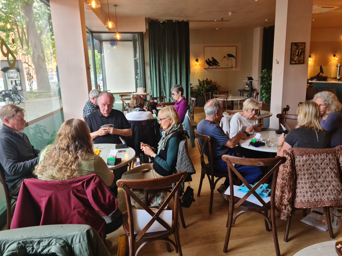 Bridge and Wine Around the World kicked off yesterday with 3 full tables of bridge and wine enthusiasts! A great success with plenty of bridge and wine enjoyed by all!
Come along next week and join the fun!
bucknellbridge.co.uk/product/bridge…