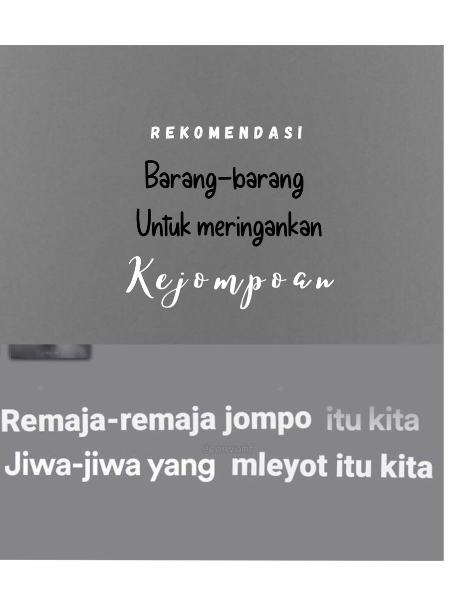Ratjoenih's tweet photo. Anti-jompo stuff

A thread — https://t.co/LY4NTwxnrz