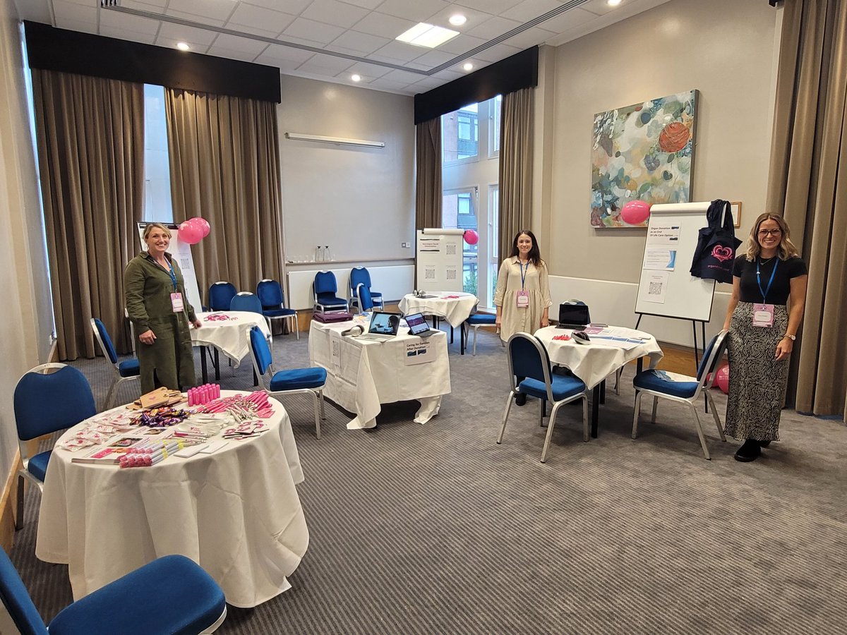 Come and discover more about organ donation, the care that families receive after donation, our education courses and lots more, in the Duddingston Room. #PCCS2023 #organdonation