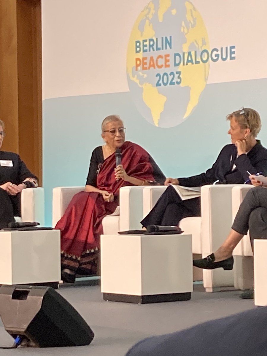 Global North in the Global South
Global South in the Global North

Vital observation by Dr Roshmi Gowami at #BerlinPeaceDialogue 2023