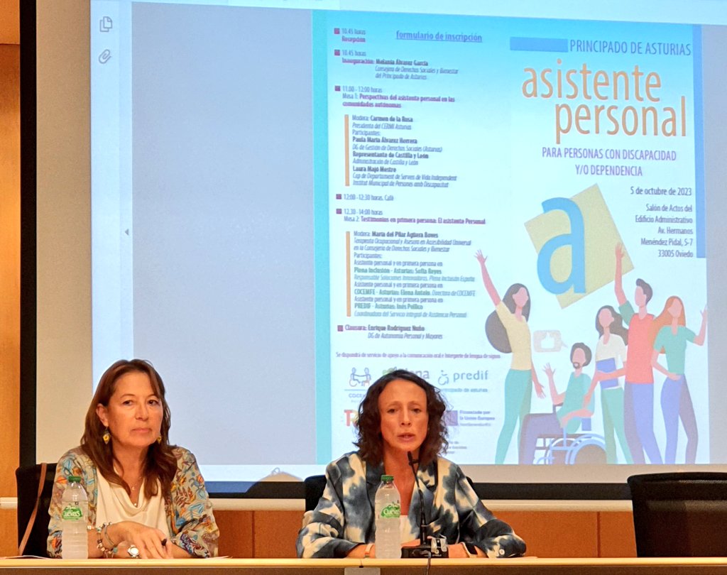 adepasorg's tweet photo. Hoy asistimos a la Jornada que organiza @socialasturias_ sobre el servicio de #asistenciapersonal y que pone en valor la #OVAP (Oficina de Vida Autónoma y Participativa de Asturias). Es un Servicio necesario e indispensable  @plenasturias  @CERMIASTURIAS @CocemfeAsturias
#PREDIF https://t.co/X32veZ4VMQ