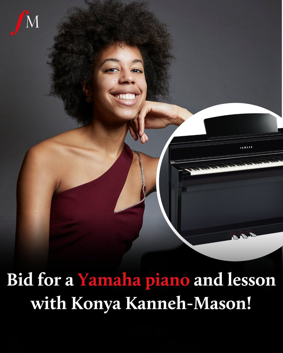 Classic FM (@classicfm) on Twitter photo The Classic FM Auction is back today – and you could win a brand new <a href="/YamahaUK/">Yamaha Music UK</a> piano and private lesson with Konya Kanneh Masons of the extraordinary <a href="/thekannehmasons/">The Kanneh-Masons</a>!
🎹 The piano is a Clavinova CLP775 Digital Piano
📲 The live auction phone line is open 2.30-3.30pm The Classic FM Auction is back today – and you could win a brand new <a href="/YamahaUK/">Yamaha Music UK</a> piano and private lesson with Konya Kanneh Masons of the extraordinary <a href="/thekannehmasons/">The Kanneh-Masons</a>!
🎹 The piano is a Clavinova CLP775 Digital Piano
📲 The live auction phone line is open 2.30-3.30pm